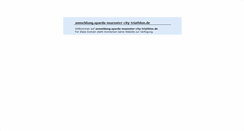 Desktop Screenshot of anmeldung.sparda-muenster-city-triathlon.de