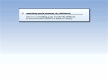 Tablet Screenshot of anmeldung.sparda-muenster-city-triathlon.de